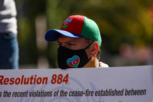 Foto - Azerbaycan'a destek Beyaz Saray'a kadar sıçradı! Dünya çapı miting düzenlendi