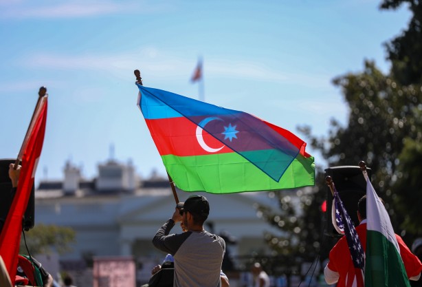 Foto - Azerbaycan'a destek Beyaz Saray'a kadar sıçradı! Dünya çapı miting düzenlendi