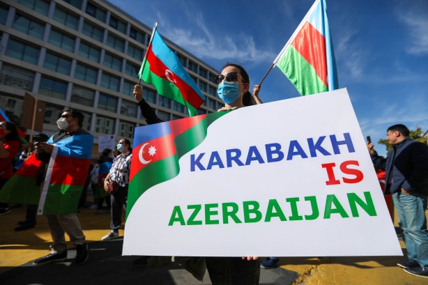 Foto - Azerbaycan'a destek Beyaz Saray'a kadar sıçradı! Dünya çapı miting düzenlendi