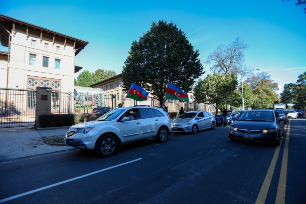 Foto - Azerbaycan'a destek Beyaz Saray'a kadar sıçradı! Dünya çapı miting düzenlendi