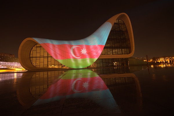 Foto - Azerbaycan'dan 'Türkiye' sürprizi! Anlamlı destek