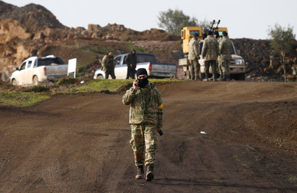 Foto - Azez'den ilk fotoğraflar geldi! YPG dağılıyor