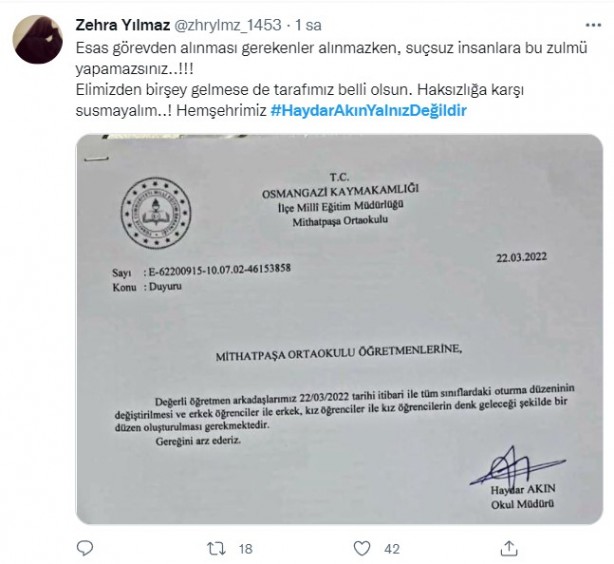 Foto - Azgın azınlık talimat verdi, MEB ve kaymakamlık görevden aldı! Skandal karara vatandaşlardan sert tepki: Derhal görevine iade edin!