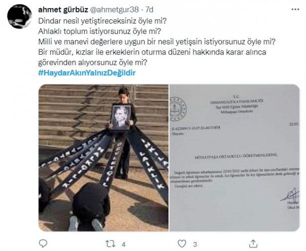 Foto - Azgın azınlık talimat verdi, MEB ve kaymakamlık görevden aldı! Skandal karara vatandaşlardan sert tepki: Derhal görevine iade edin!