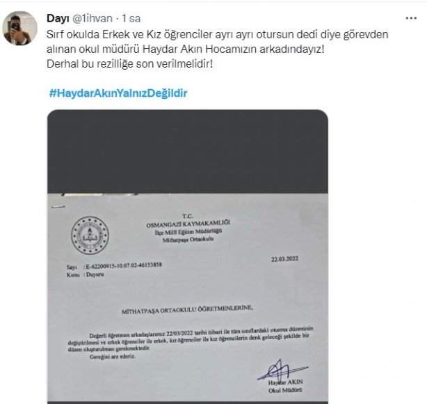 Foto - Azgın azınlık talimat verdi, MEB ve kaymakamlık görevden aldı! Skandal karara vatandaşlardan sert tepki: Derhal görevine iade edin!