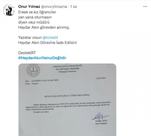Foto - Azgın azınlık talimat verdi, MEB ve kaymakamlık görevden aldı! Skandal karara vatandaşlardan sert tepki: Derhal görevine iade edin!