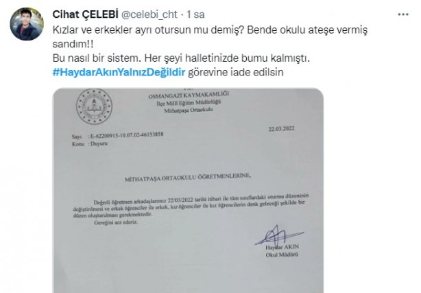 Foto - Azgın azınlık talimat verdi, MEB ve kaymakamlık görevden aldı! Skandal karara vatandaşlardan sert tepki: Derhal görevine iade edin!
