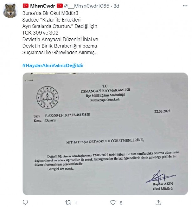 Foto - Azgın azınlık talimat verdi, MEB ve kaymakamlık görevden aldı! Skandal karara vatandaşlardan sert tepki: Derhal görevine iade edin!