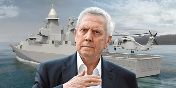 Aziz Yıldırım'dan Türk donanması savaş gemisi