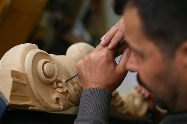 Foto - Baba-oğul Cumhurbaşkanlığı Külliyesi ve Beyaz Saray'a mobilya yaptılar