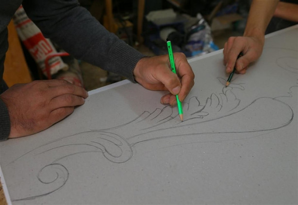 Foto - Baba-oğul Cumhurbaşkanlığı Külliyesi ve Beyaz Saray'a mobilya yaptılar