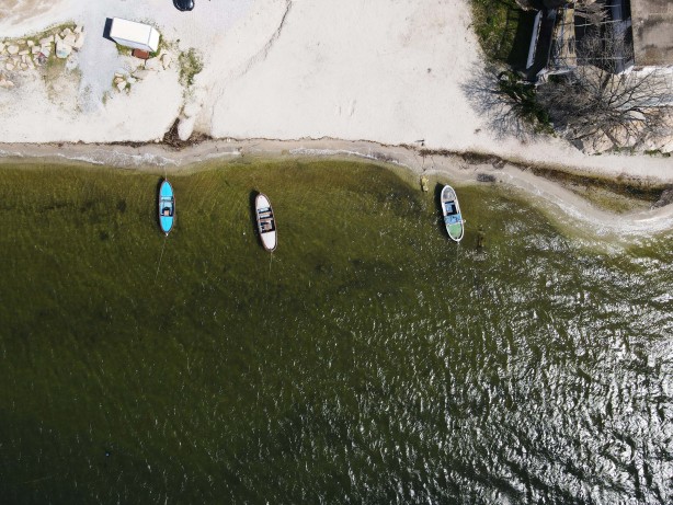Bafa Gölü’nden nefes aldıran görüntüler ortaya çıktı