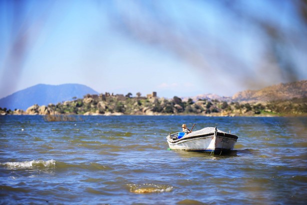Foto - Bafa Gölü’nden nefes aldıran görüntüler ortaya çıktı