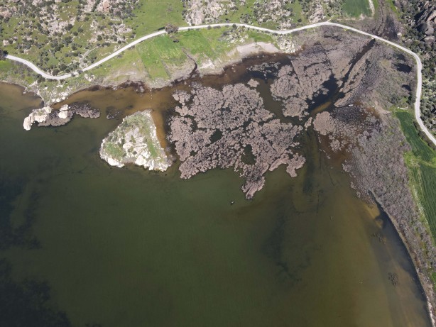 Foto - Bafa Gölü’nden nefes aldıran görüntüler ortaya çıktı