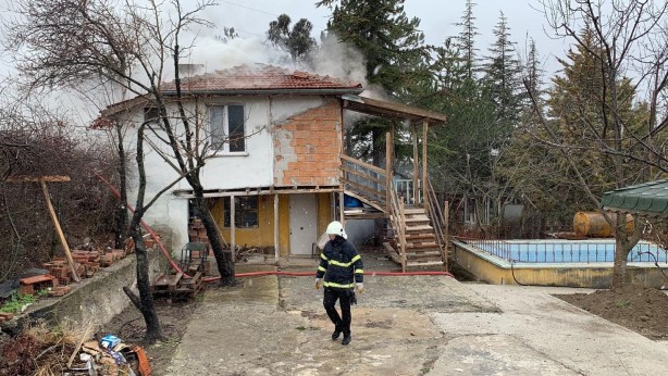 Foto - Bağ evinde korkutan yangın