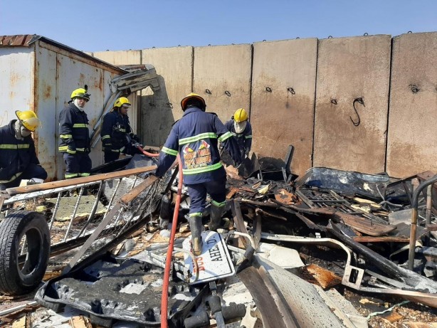 Foto - Bağdat’ta askeri havalimanında yangın