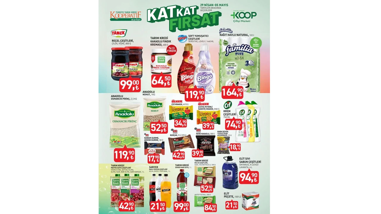Foto - Bahar indirimi başlıyor! Tarım Kredi'de 29 Nisan 5 Mayıs 2025 fırsatları açıklandı