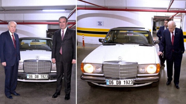 Bahçeli'den o milletvekiline klasik otomobil hediyesi!