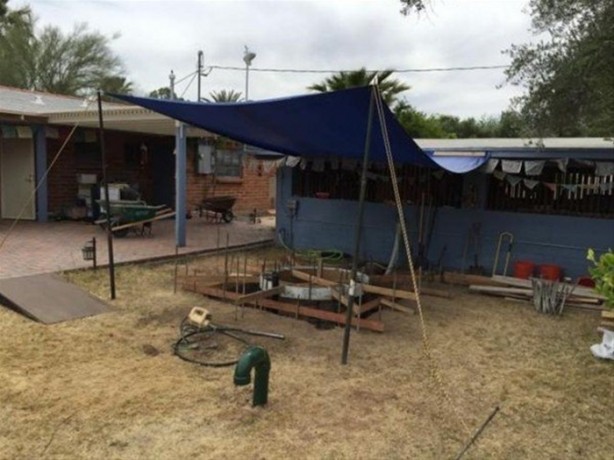 Foto - Bahçesinde öyle bir yer buldu ki...