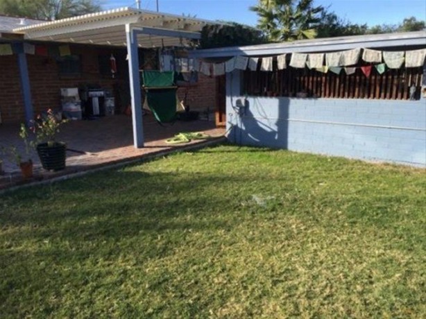 Bahçesinde öyle bir yer buldu ki...