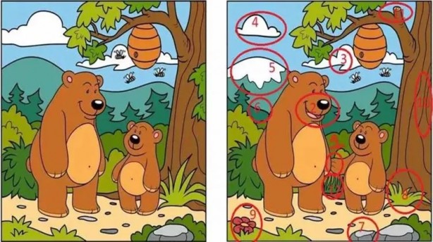 Foto - Bakalım 10 saniyede bulabilecek misiniz? İşte eğlenceli testler