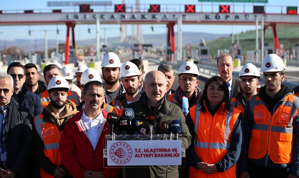 Foto - Bakan Adil Karaismailoğlu'ndan "Çanakkale Köprüsü" mesajı