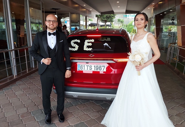 Foto - Bakan Adil Karaismailoğlu'nun Togg'u gelin arabası oldu