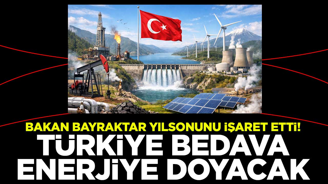 Bakan Bayraktar yılsonunu işaret etti! Türkiye bedava enerjiye doyacak