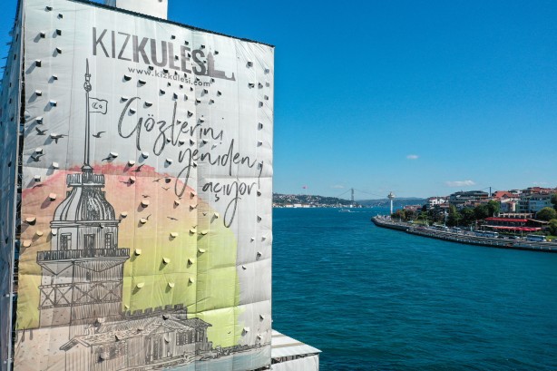 Foto - Bakan Ersoy, Kız Kulesi’ndeki restorasyonu yerinde anlattı