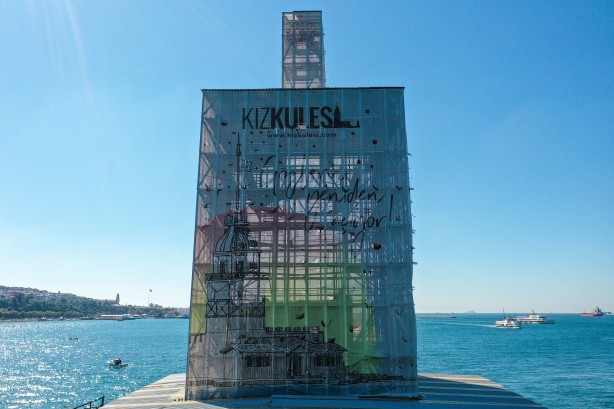 Foto - Bakan Ersoy, Kız Kulesi’ndeki restorasyonu yerinde anlattı