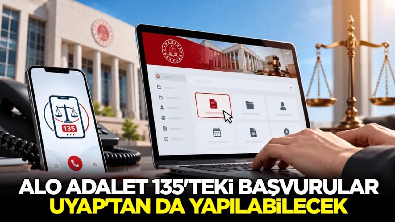Bakan Gürlek duyurdu: Alo Adalet 135'teki başvurular UYAP'tan da yapılabilecek
