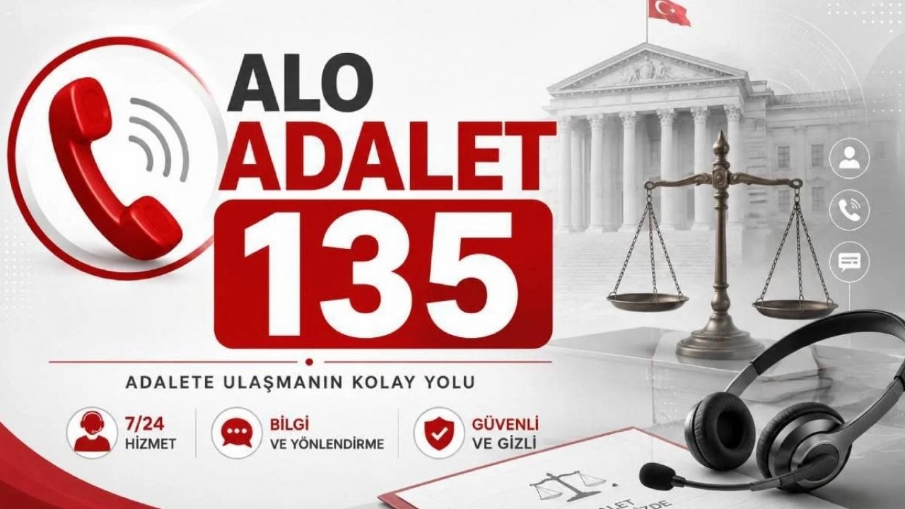 Foto - Bakan Gürlek’tan ‘Alo Adalet 135’ açıklaması: Tüm adliyelerde hizmete sunuldu