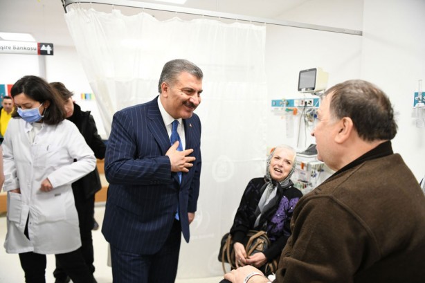 Foto - Bakan Koca'dan hastanelere bayram ziyareti