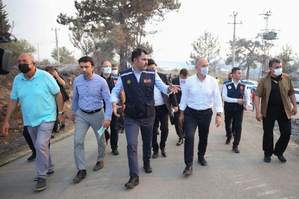 Bakan Kurum Manavgat'ta: Yaralar en yakın sürede sarılacak