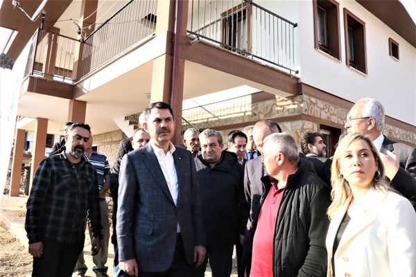 Foto - Bakan Murat Kurum’dan mahalle muhtarına "cami lojmanı" sözü