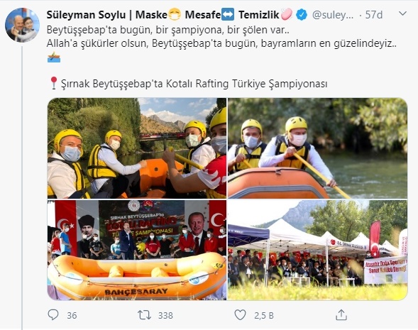 Foto - Bakan Soylu ve Kato Dağı’nı hiç böyle görmediniz! Paylaştığı fotoğraf olay oldu