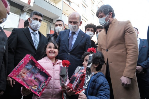 Foto - Bakan Soylu'dan esnaf ziyareti