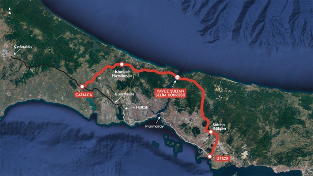 Foto - Bakan Uraloğlu’ndan İstanbul'a demiryolu müjdesi! Yavuz Sultan Selim Köprüsü’nden geçecek