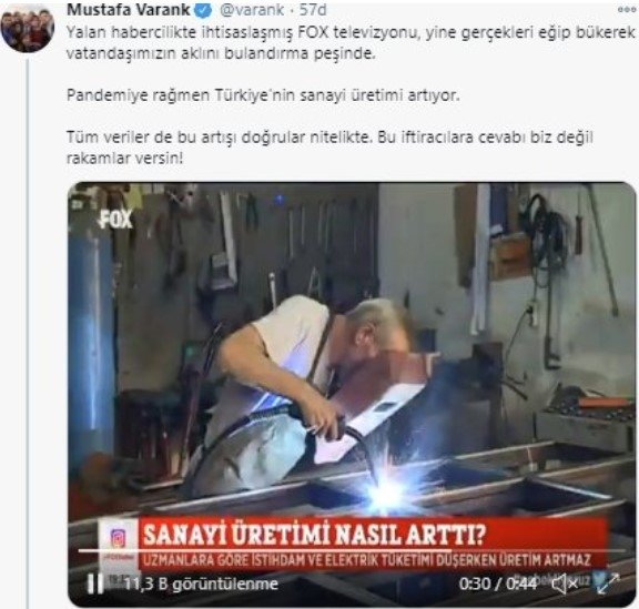 Foto - Bakan Varank, FOX TV'yi şamarladı