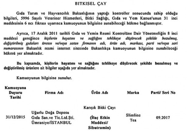 Foto - Bakanlık açıkladı! Bu ürünleri almayın