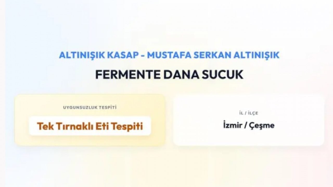 Foto - Bakanlık skandalı ortaya çıkardı: İşte domuz eti tespit edilen sucuklar!