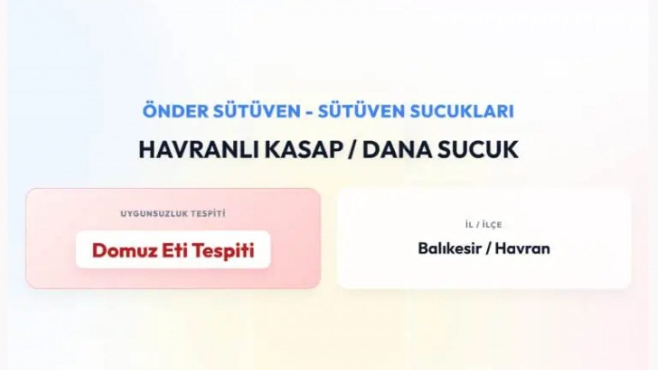 Foto - Bakanlık skandalı ortaya çıkardı: İşte domuz eti tespit edilen sucuklar!