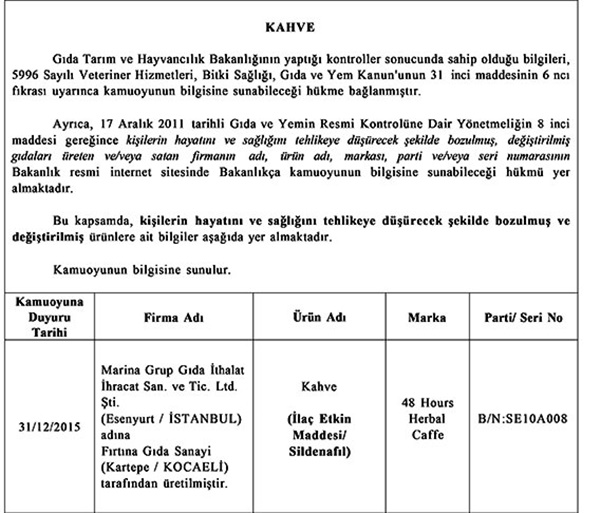 Foto - Bakanlık uyardı: Bu ürünleri sakın almayın!