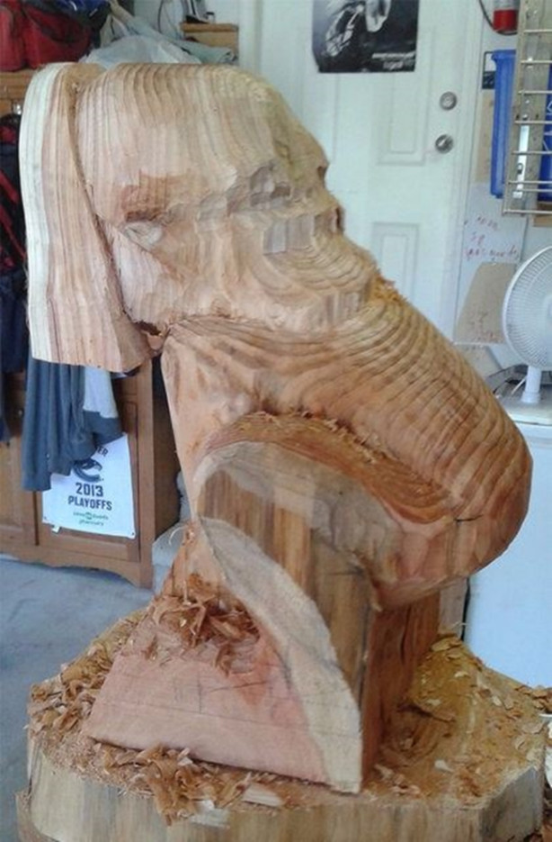 Foto - Bakın dev kütükle ne yaptı!