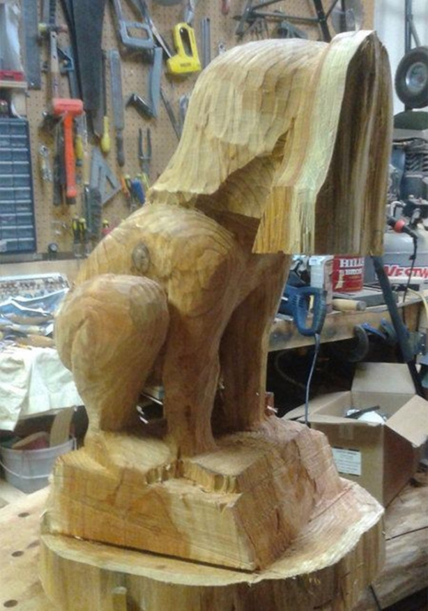 Foto - Bakın dev kütükle ne yaptı!