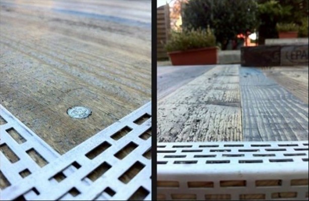 Foto - Bakın eski tahtalarla ne yaptı!