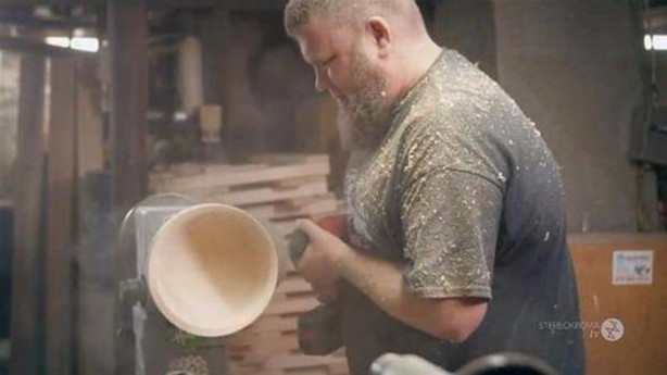 Foto - Bakın kütüğü adım adım neye dönüştürdü!