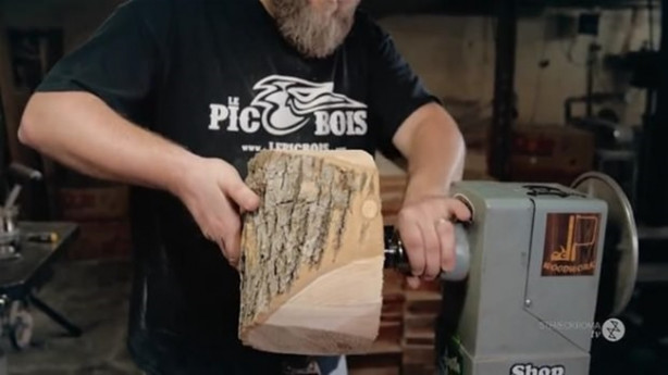 Foto - Bakın kütüğü neye dönüştürdü!