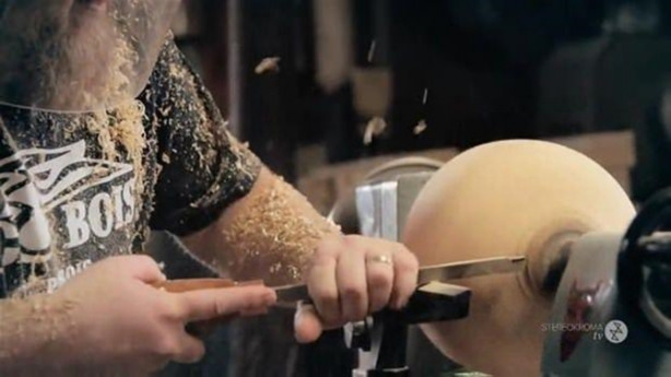 Foto - Bakın kütükle ne yaptı!