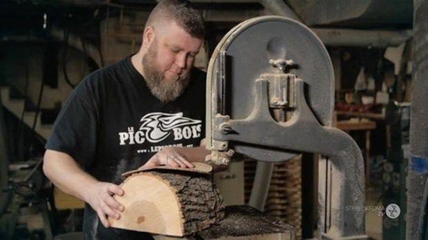 Foto - Bakın kütükle ne yaptı!